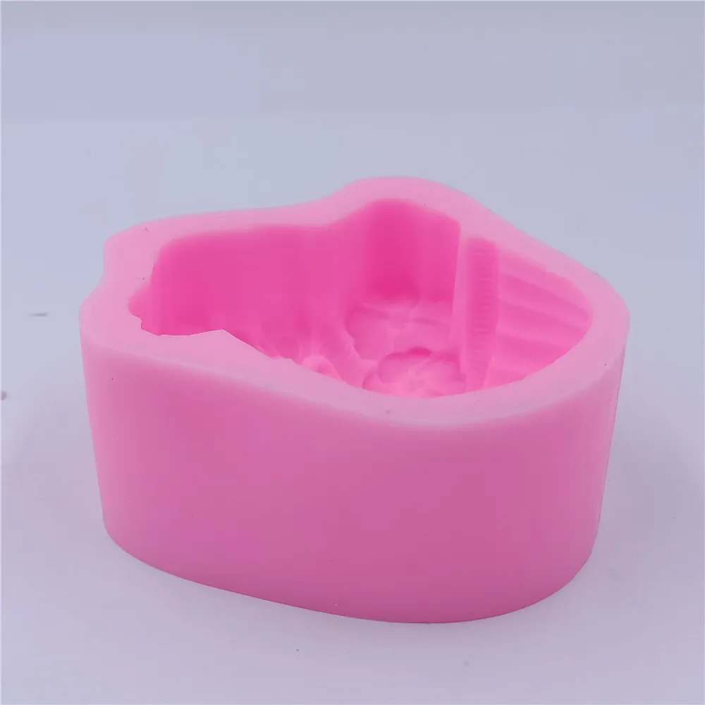 Цветок кошка дизайн формы для мыла 3D DIY силиконовые формы для изготовления мыла