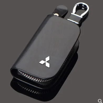 

Mitsubishi New Jin Hyun ASX Key Outlander Pajero Wing God Car Genuine Leather Car Key Cover Men And Women