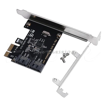 

PCIE PCI Express to SATA3.0 2-Port SATA III 6G Expansion Controller Adapter Card