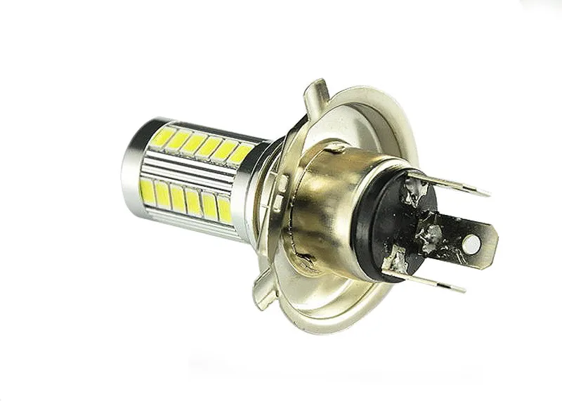1 шт. H4 светодиодный фонарь для автомобильных фар холодный белый 33 SMD 5630 5730 лампочки Автомобильные противотуманные фары 12 В DC