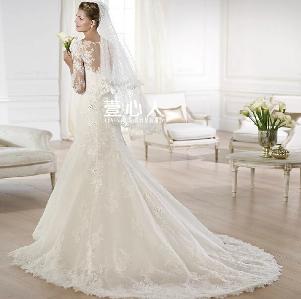 Vestido de novia, романтическое кружевное платье,, casamento, ручная работа, на заказ, с длинным рукавом, свадебное платье, платья для матери невесты