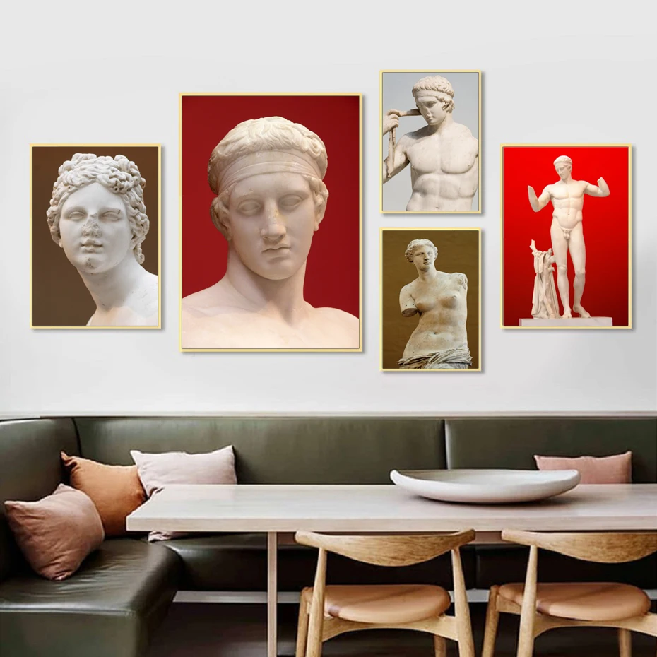 Classical Venus de Milo Sculpture Art Posters And Prints Wall Art Canvas Paintings Decorative Pictures Living Room Home Decor