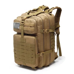 Large Backpack 50L Capacity Men Army Military Tactical Waterproof Outdoor Sport Hiking Camping Travel 3D Rucksack Bags For Men