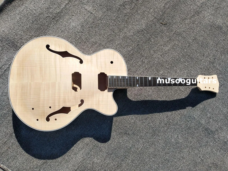 

Musoo Brand Project electric jazz guitar with ebony fingerboard
