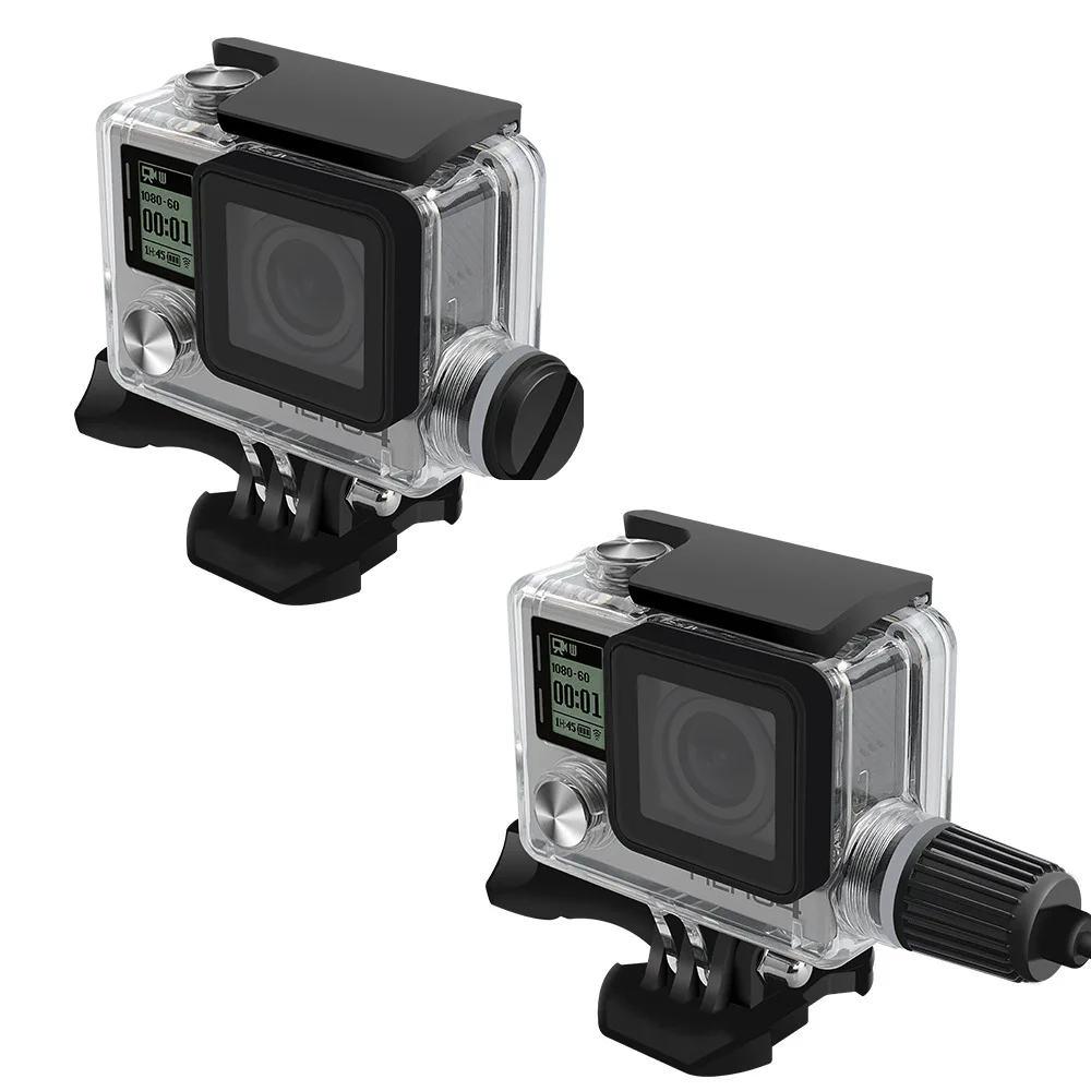 Impermeável de Proteção para Motocicleta Carregamento de Cabo para Mergulho até 30m 3 + 4 Capa Gopro Hero Acessórios go Pro - Image 5