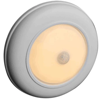 

3W Night Light LED Ceiling Lamp with Motion Sensor PIR Corridor Bedroom Toilet Lights Human Body Induction, Warm Light