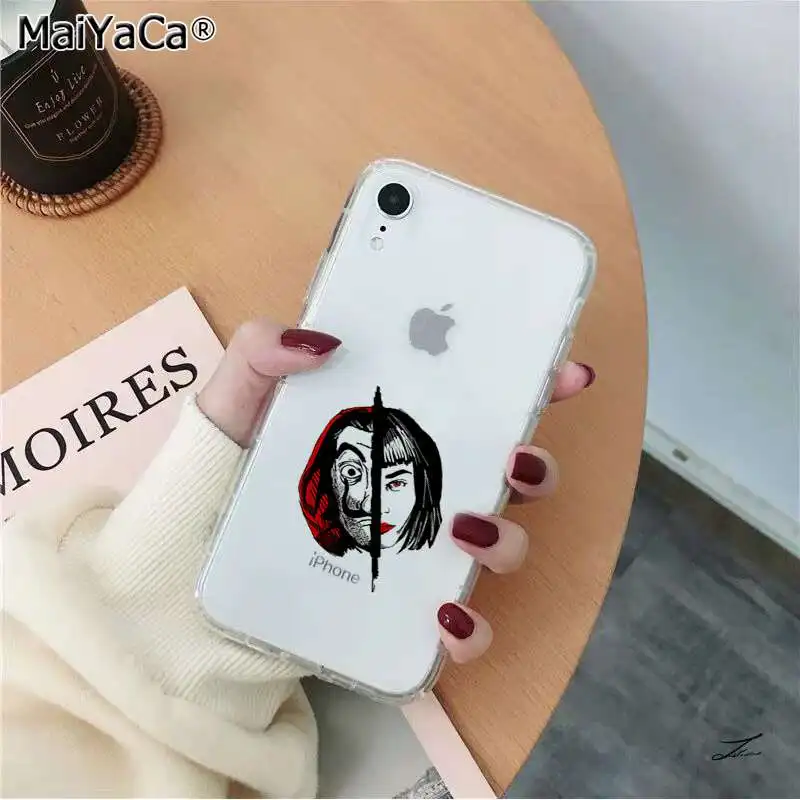 A8 MaiYaCa La Casa de papel ТВ серии деньги Heist дом поделка-чехол для телефона для Apple iPhone 8 7 6S Plus X XS MAX 5 5S SE XR - Цвет: A8