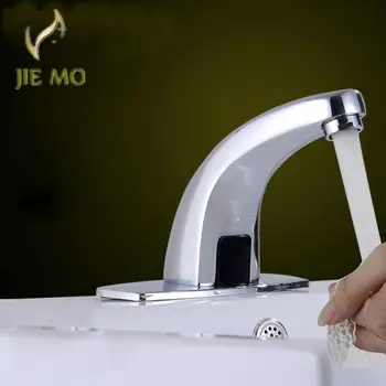 

Design Hot And Cold Automatic Hands Touch Free Sensor Dolphin Sensor Faucet Bath Sink cold mixer tap bath F8022