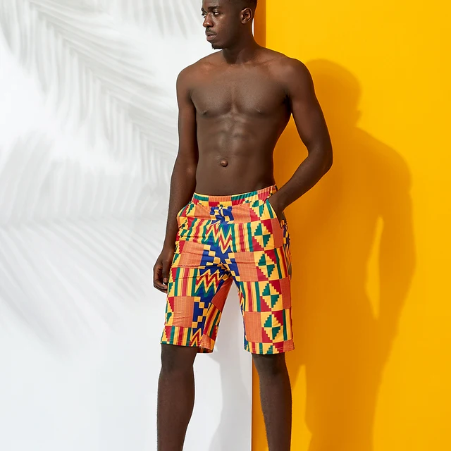 Obi Ankara Men's Beach short