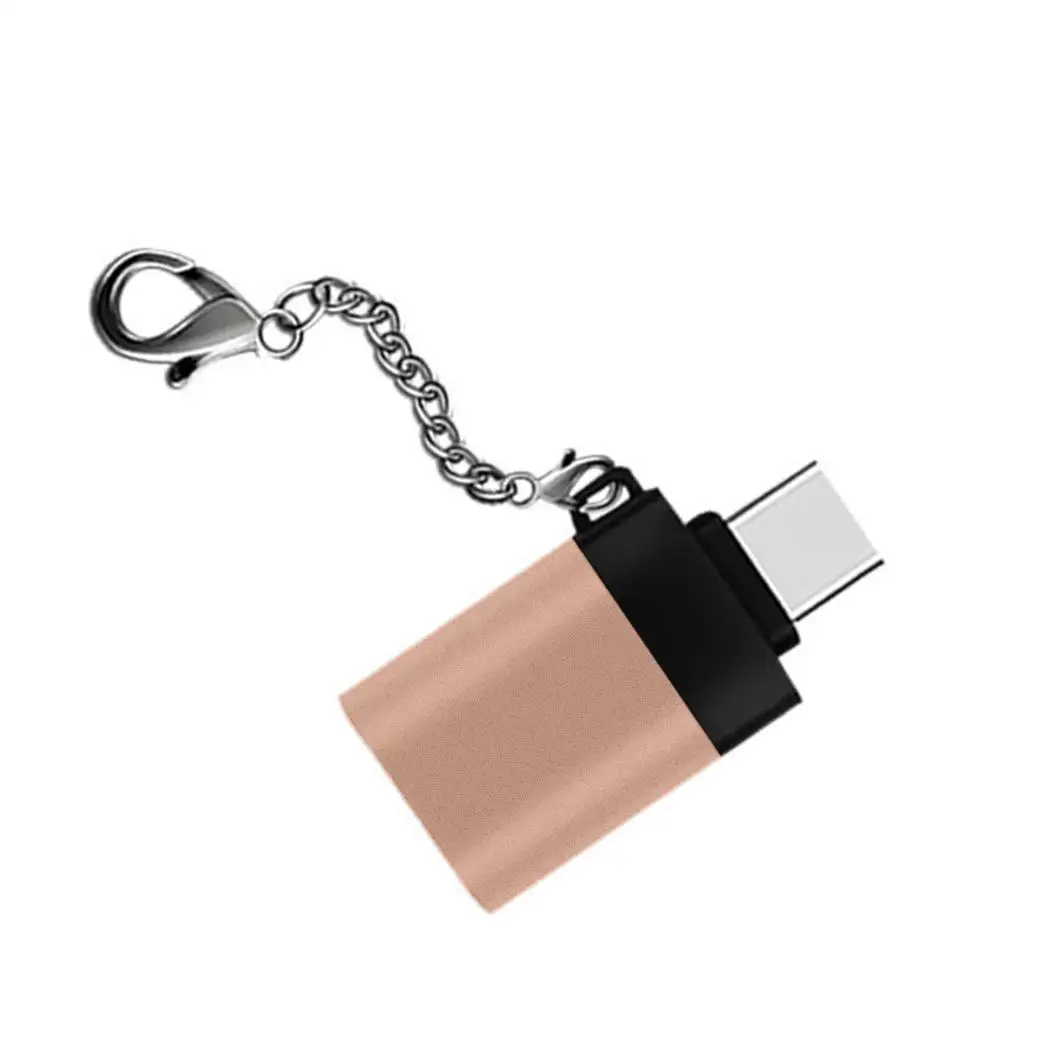 Многофункциональная переходная головка type-C к USB 0,005 кг серебристый, красный, розовый, золотой, синий, черный USB3.0