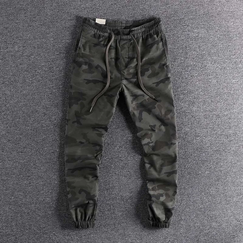 camouflage Простые тканевые сумки высокого качества одноцветные модные Молодежные плюшевые леггинсы оригинальные одиночные мужские повседневные брюки красивые брюки - Цвет: camouflage