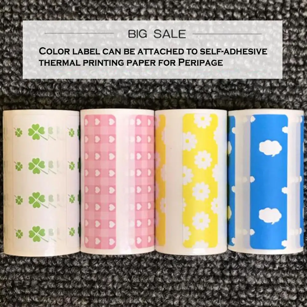 Совершенно новая цветная этикетка может быть прикреплена к самоклеящейся