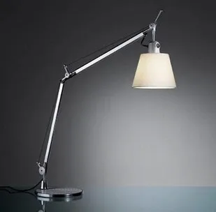 Kaufen Aluminium Arme Falten Stoff Kunst Schreibtisch Lampe Schlafzimmer Studie Taste Schalter Fernbedienung Led Hotel Zimmer