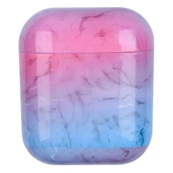 

For AirPods 1 2 Universal Case PC Marble Wireless Bluetooth Earphone Protective Shell Cover For Airpods 1/2