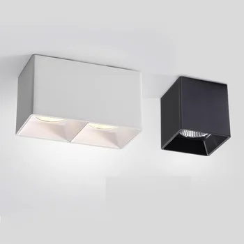 

10pcs Pack, 10W Surface Mounted LED Downlights of 80mm Cuboid / 1-Light or 2-Light Ceiling Lights