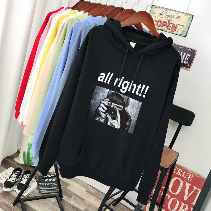 Рождественские женские толстовки с фотопринтом, Осень-зима, уличная одежда, Забавный пуловер с длинным рукавом, свитер из шерсти и флиса