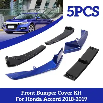 

Car Front Bumper Lip Splitter Body Kit For Honda Accord 2018 2019 Auto Car Spoiler Diffuser Lip Protector Guard Cover Trim