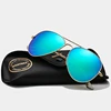 Metal frame Glass Lens Aviation Brand Unisex Women Men Sunglasses Design Banned Male Mirror Gafas Vintage Man Shades Sun Glasses ► Photo 2/6