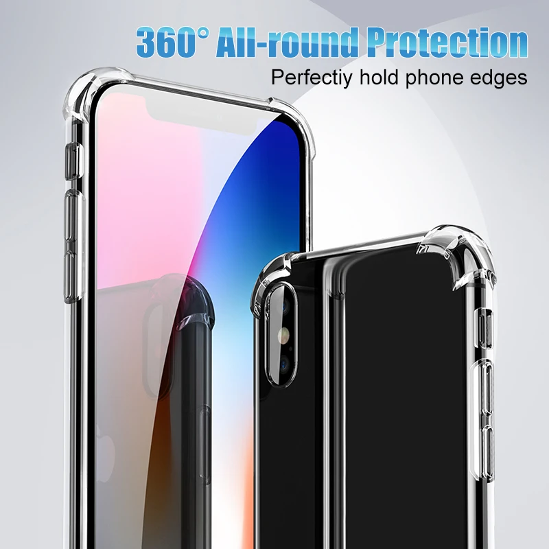 Подушка безопасности анти-осенний чехол для телефона iphone xr x xs max 7 8 6 s plus