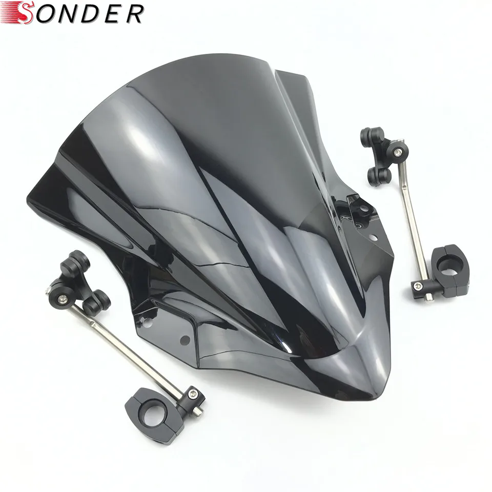 Мотоциклетное ветровое стекло дефлекторы для Kawasaki Z1000 Z800 Z250 Z300 Z750 Z750R ER4N ER6N ER6F ER 6N 6F Z 750 250 800