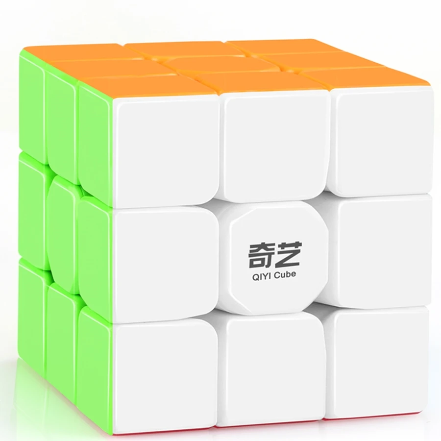 Qiyi Warrior W 3x3x3 кубик рубика Магический кубик Профессиональный 3x3 скоростные кубики Пазлы 3 на 3 скоростной кубик Быстрый крученый кубик расслабляющий облегчающий давление игрушки кубик рубика - Цвет: Белый