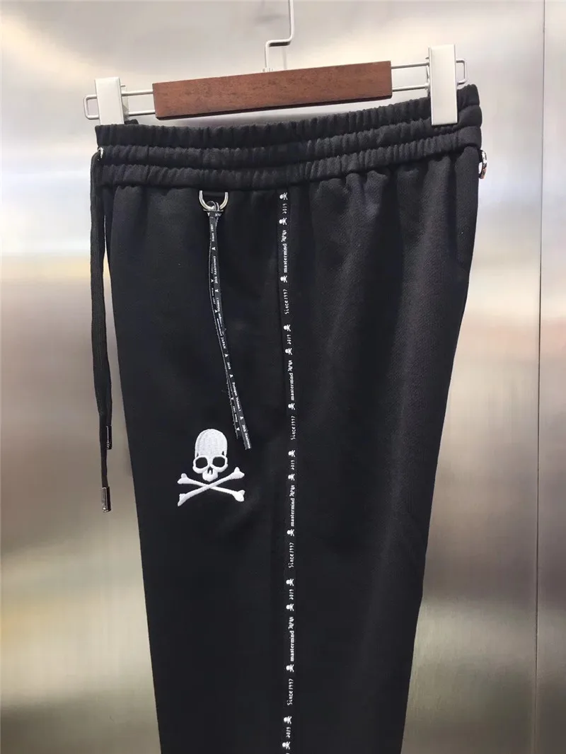 19FW Mastermind Япония женские спортивные брюки мужские 1:1 высококачественные шнурки Mastermind Япония джоггеры