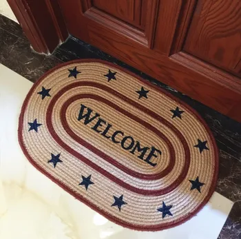 

American star entrance mat doormat porch doormat antiskid bathroom absorbent mat balcony kitchen mat dirt resistant washable