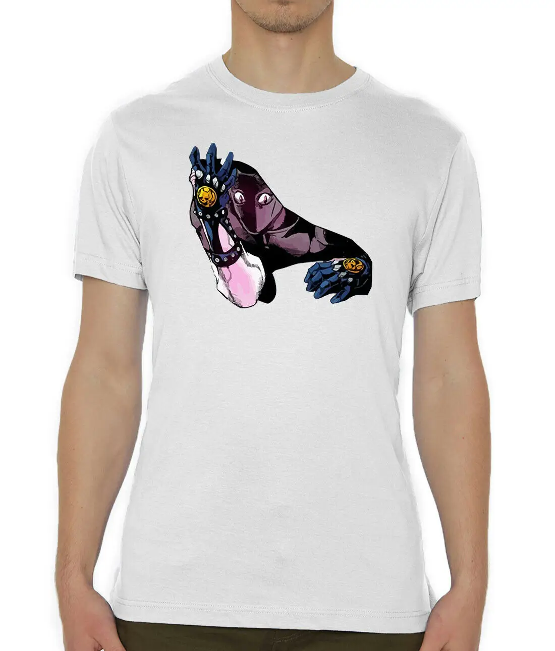 Jojos Bizzare Adventure Killer Queen Bites Dust футболка с графическим принтом для мужчин Оптовая