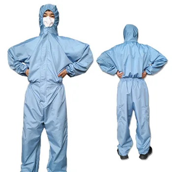 

1pc Protection Clothing S/M/L One-piece Protective Suit Hooded Dustproof Isolation Clothing Breathable Practical