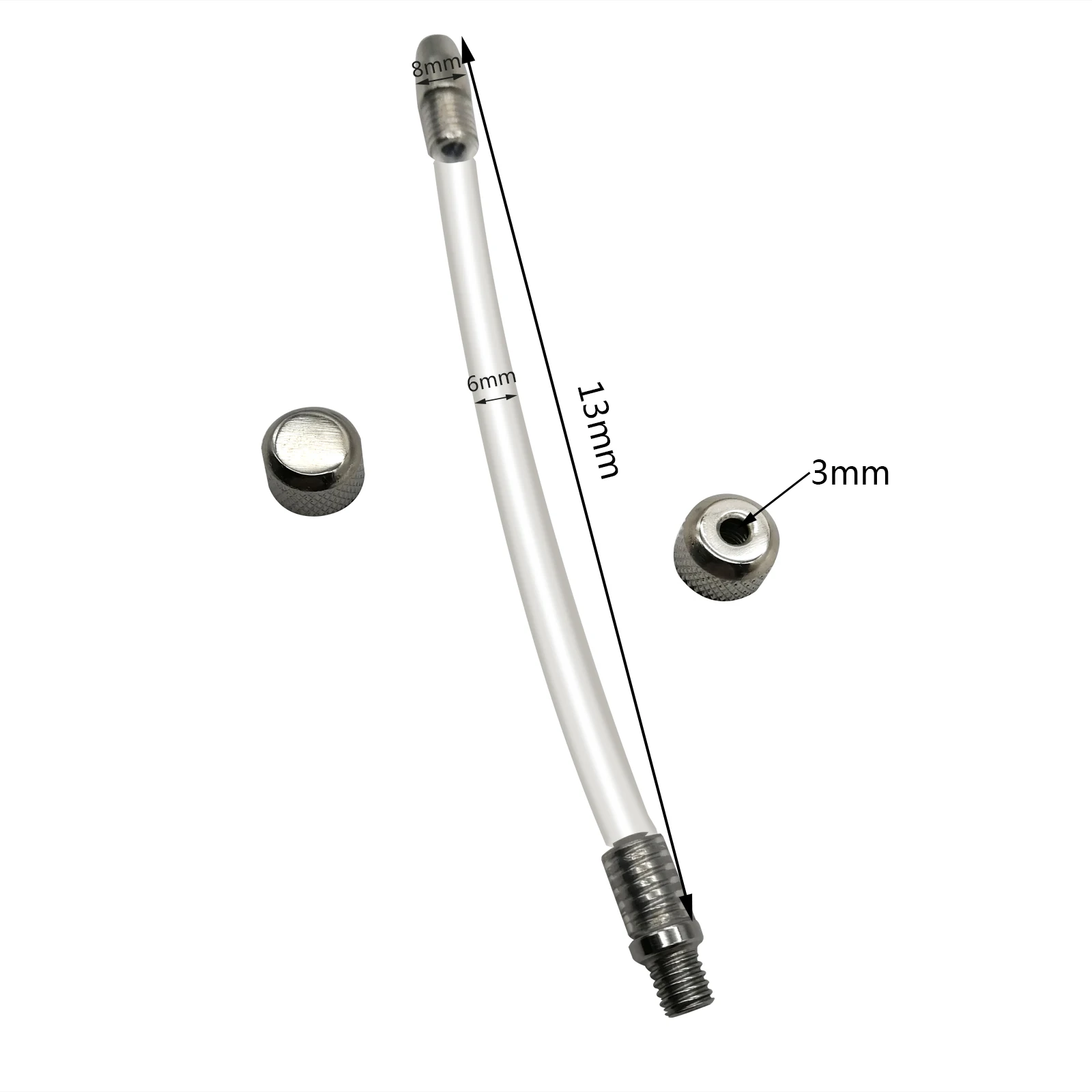 Two-use Male Chastity Device Urethra Catheter Hold Back Urine and Micturate Block Urine Cock Cage Catheter Accessories 113 silicone penis ring
