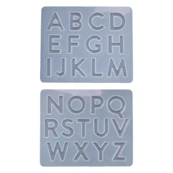 

Crystal Epoxy Resin Mold Letter Numbers Silicone Pendant Casting Mould DIY Craft