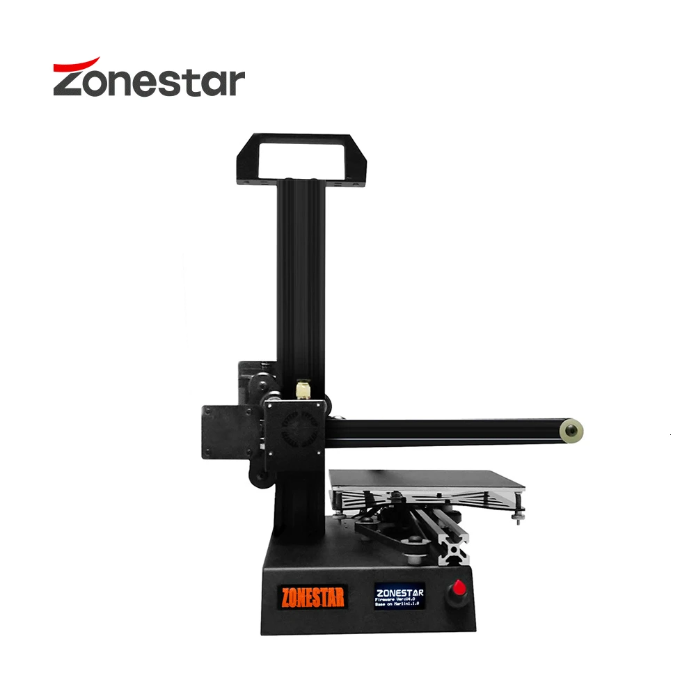 ZONESTAR студенческий мини 3D принтер 1 75 мм 0 4 сопло нити DIY Набор полностью