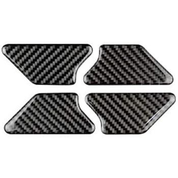 

4 Pcs Carbon Fiber Car Door Bowl Panel Sticker Interior Trim for Golf 6 MK6 2008-2013 Accessories