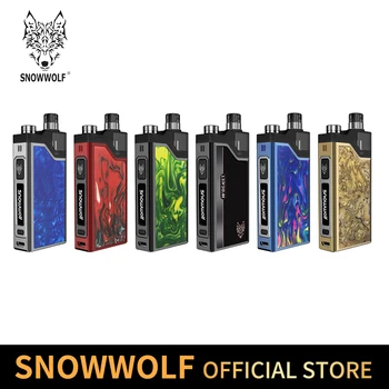 

Original Snowwolf wocket Pod Kit 2ml Cartridge 1150mAh battery mesh Coil e Electronic Cigarette vape KIT