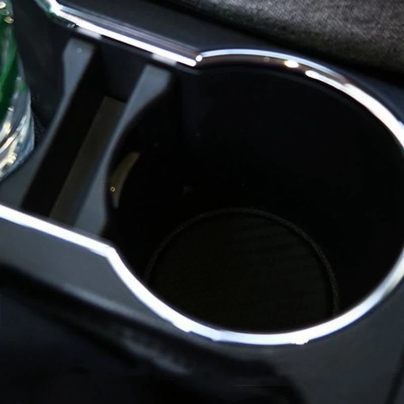2 шт./лот Автомобильная силиконовая кружка для воды слот Нескользящая накладка из углеродного волокна аксессуары для автомобиля защитная накладка автомобильные аксессуары