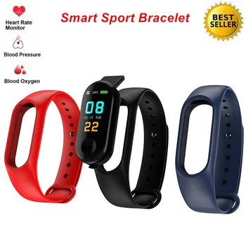 

New IP68 Waterproof Sport Bracelet Color Screen Heart Rate Blood Oxygen Tracker Fitness Bracelet Bluetooth 4.0 Smart Band Watch