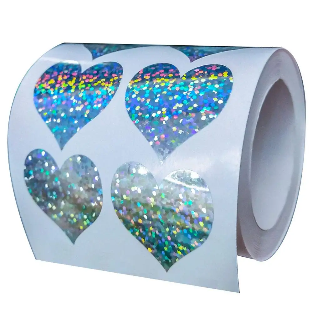 

Glitter Star Shape Stickers - 1.1" Inch - 500 Per Roll - Shiny Metallic Foil Teacher Supplies