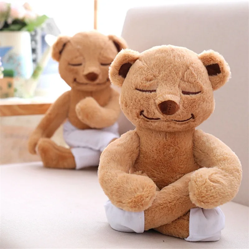 

37CM Yoga Bear Variable Modeling Plush Toys Cartoon Plush Stuffed Doll Baby Infant for Children Toys Birthday Xmas Gift
