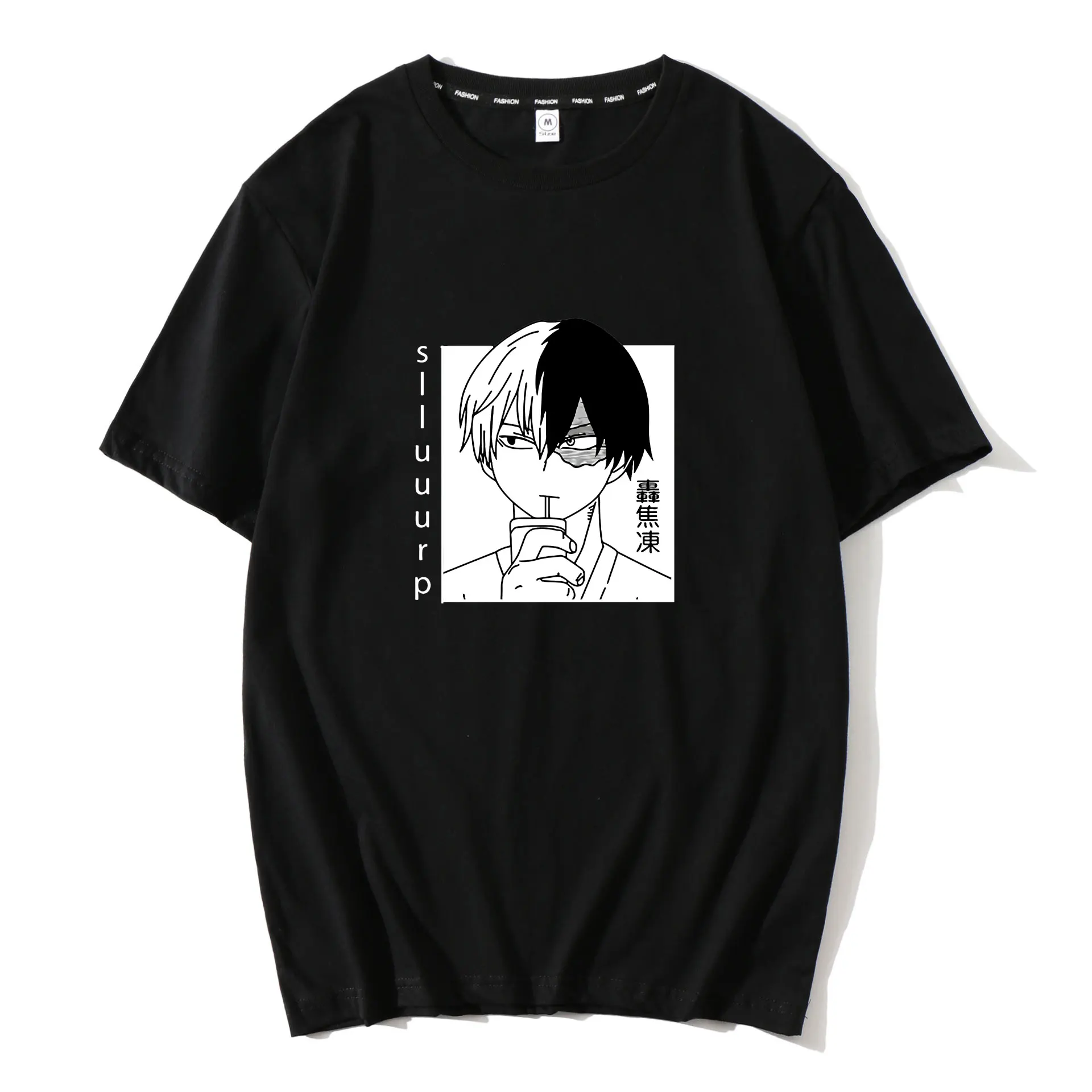 Todoroki Shoto My Hero моя Академия футболки для мужчин Boku No Топ японское аниме хлопковая