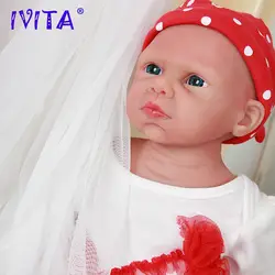 IVITA WG1524 50 см (20 дюймов) 3,89 кг всего тела силиконовые милый возрождается детские игрушки куклы для девочек глаза открыты живой Boneca с одеждой