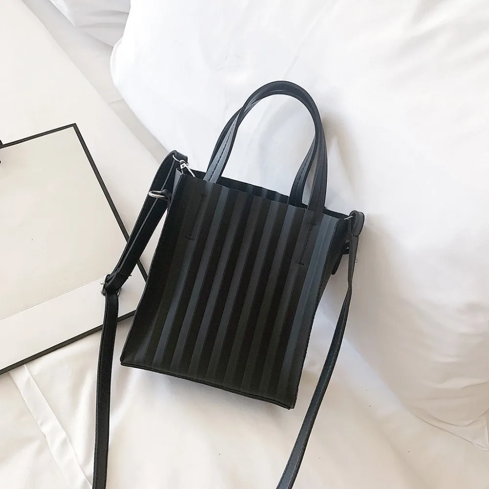Women Wave Pattern Sleek Minimalist Small Fresh Shoulder Messenger Bag (7)