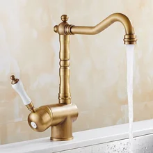 Traditional Tall Waterfall Kitchen Faucet Sink Mixer Tap Swivel Spout Chrome Faucet Home Improvement Accessories