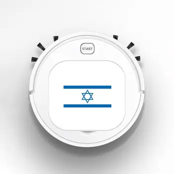 

Robot Vacuum Cleaner Intelligent Automatic Mopping Clean Robot for Hard Floor Carpet ISRAEL Flag