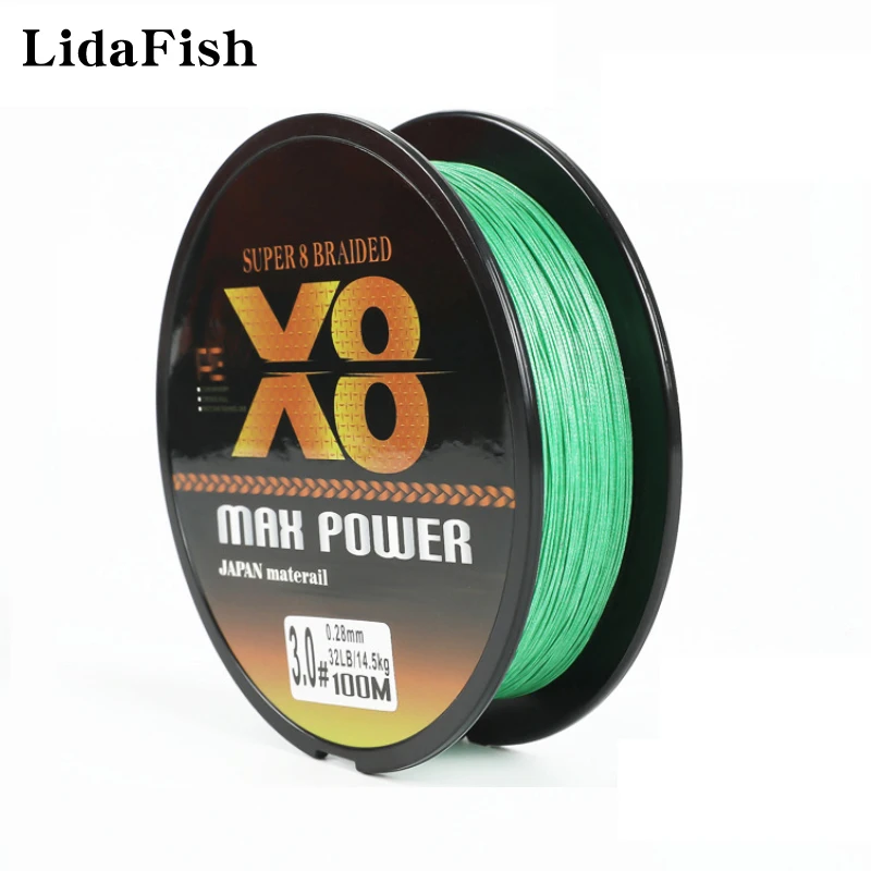 

8LB-80LB Winter Super Fishing Line 100M 8-Strands PE Saltwater/Freshwater Japan Multifilament Wire Fishing Tackle