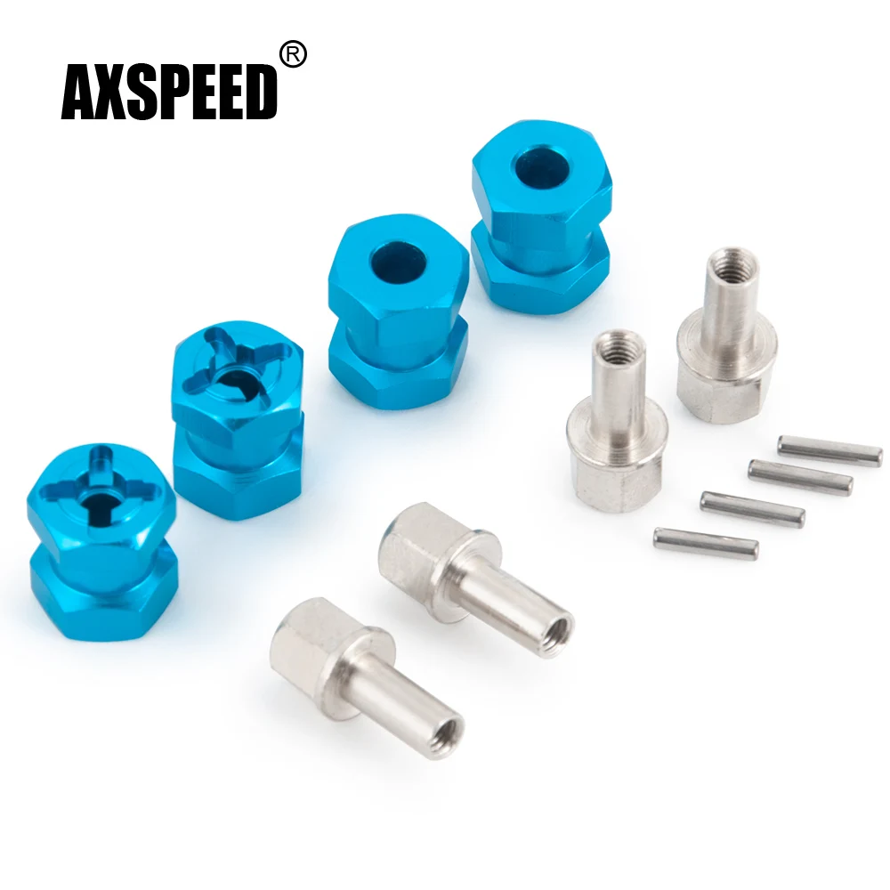 AXSPEED 4 шт./лот алюминиевый шестигранный удлинитель с расширенным валом адаптер