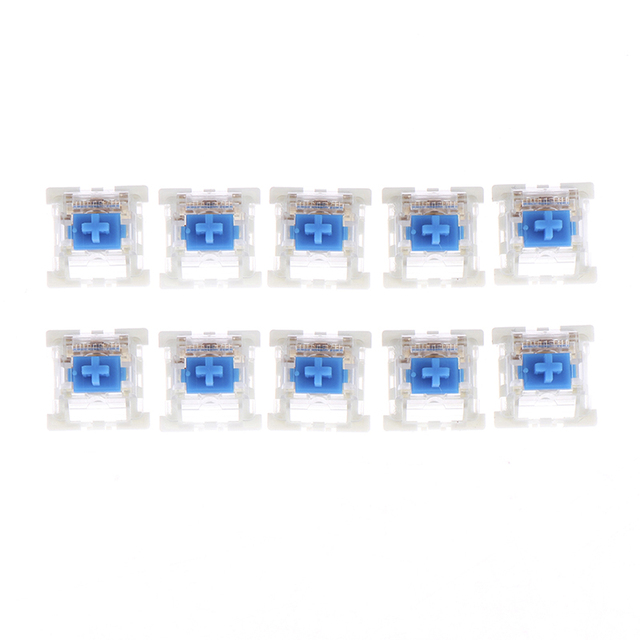 Outemu Switches Mechanical Keyboard Black Blue Brown Red Key Switch For CIY Sockets SMD 3pin Thin Pins Compatible Switch