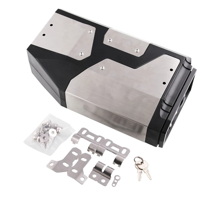 

Aluminium Motorcycle Side Box Motorcycle Tool Box Left Side Bracket Aluminum Box Fit for BMW R1250GS R1200GS LC & Adventure 2002
