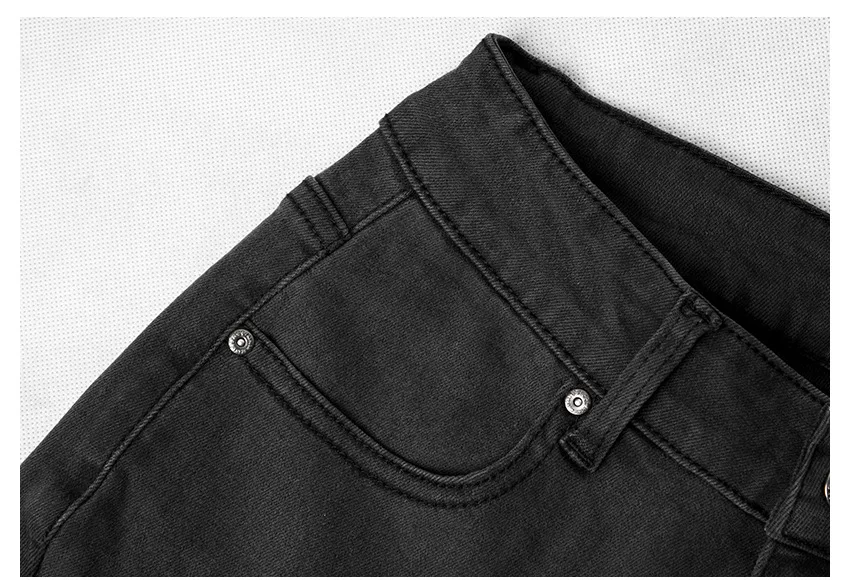 Высокая талия, Стрейчевые женские расклешенные джинсы для женщин в стиле бойфренд, потертые джинсы для мам, джинсы размера плюс, черные, широкие, обтягивающие джинсы для женщин