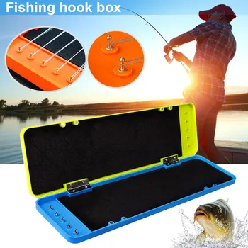 

Fishing Rig Tackle Hook Box Case Large Capacity Durable ABS Drop-proof Accessories BHD2