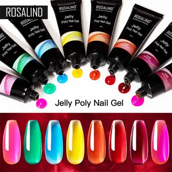 

2020 Hot 15ml Jelly Glaze Colors Hybrid Varnishes Quick Builder Nail Extension Gel Nails Art Need Cured UV LED Lamp